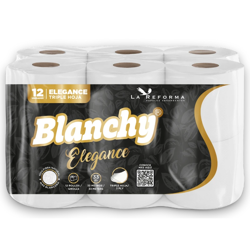 12 Rollos x 33 m | TRIPLE HOJA