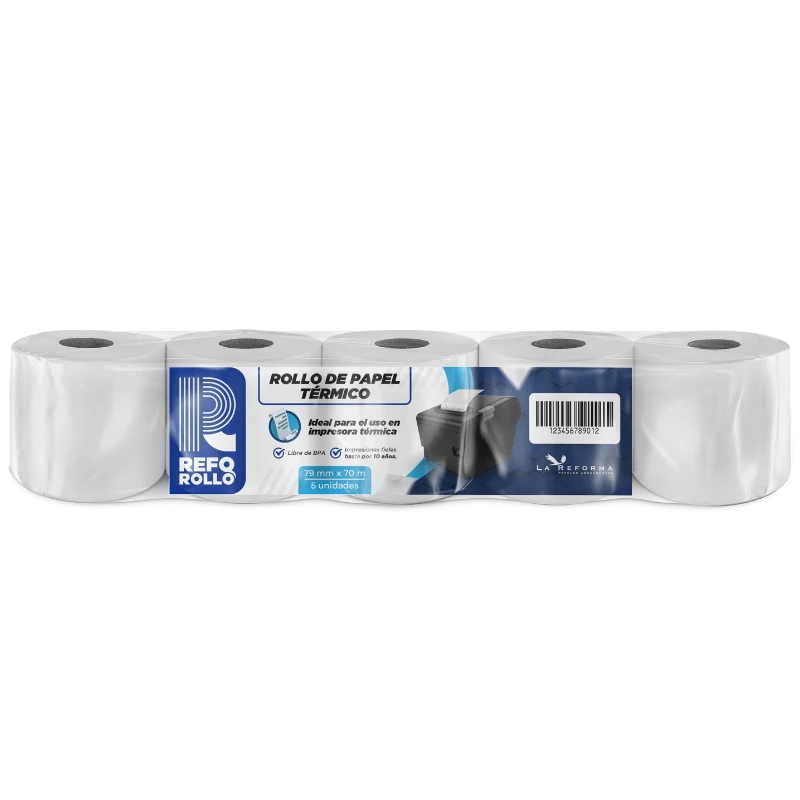 Rollo Térmico REFOROLLO 79 mm x 70 M